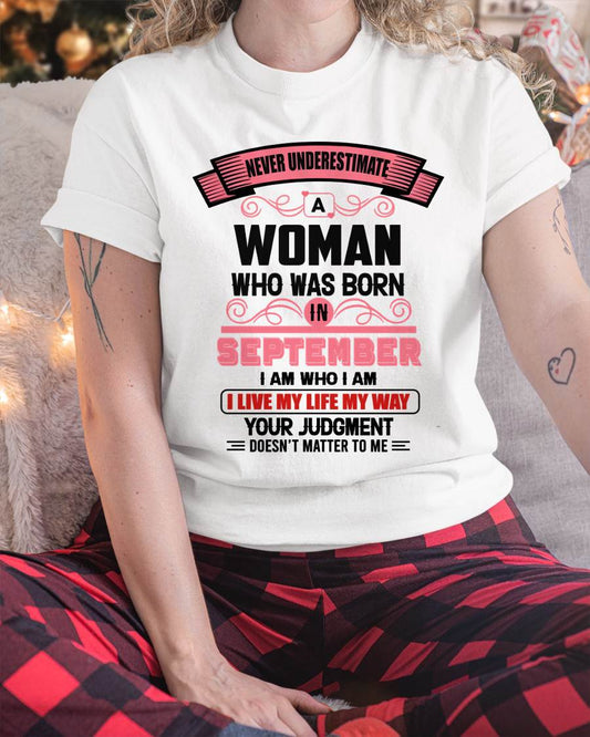 SEPTEMBER - I AM WHO I AM — CONFIDENT, INDEPENDENT, AND UNAPOLOGETIC - FOR WOMEN - TLEE09 (SKU2602-91-09)