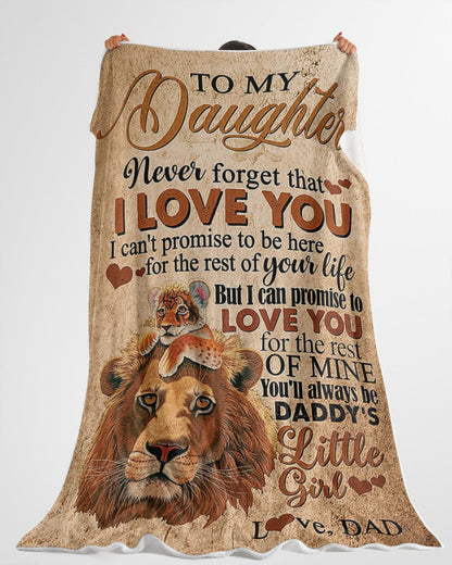 Special Gift For Your Daughter Blanket - From Dad