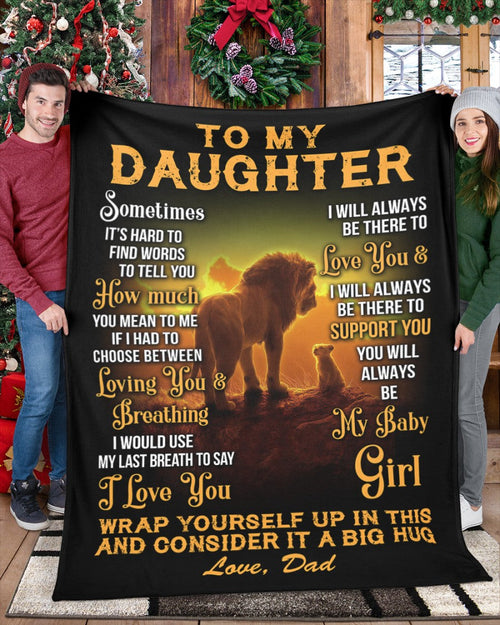 Special Gift For Your Daughter Blanket - From Dad