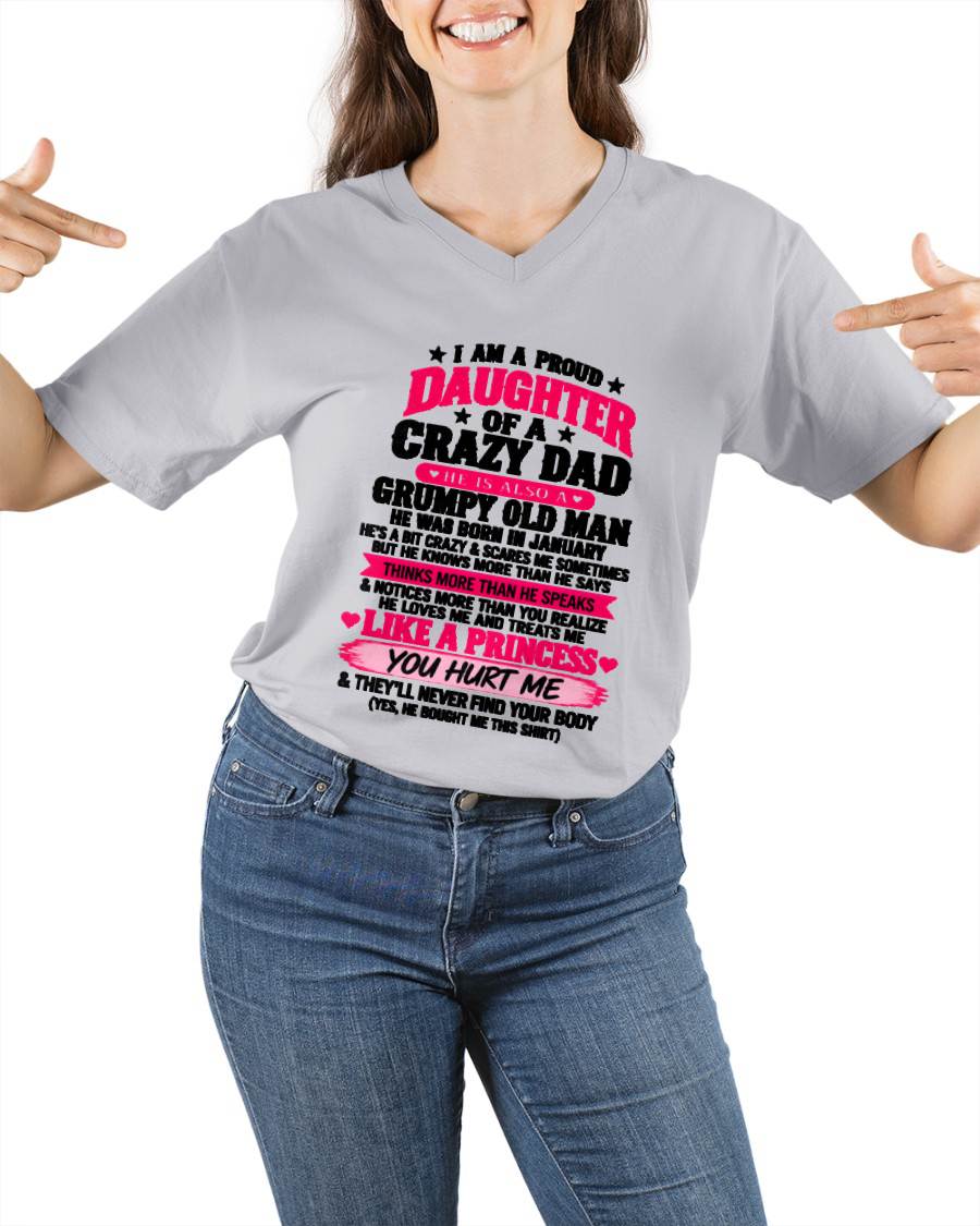 JANUARY - PROUD DAUGHTER OF A CRAZY DAD - FROM DAD - TLEE01 (SKU2610-540-01)