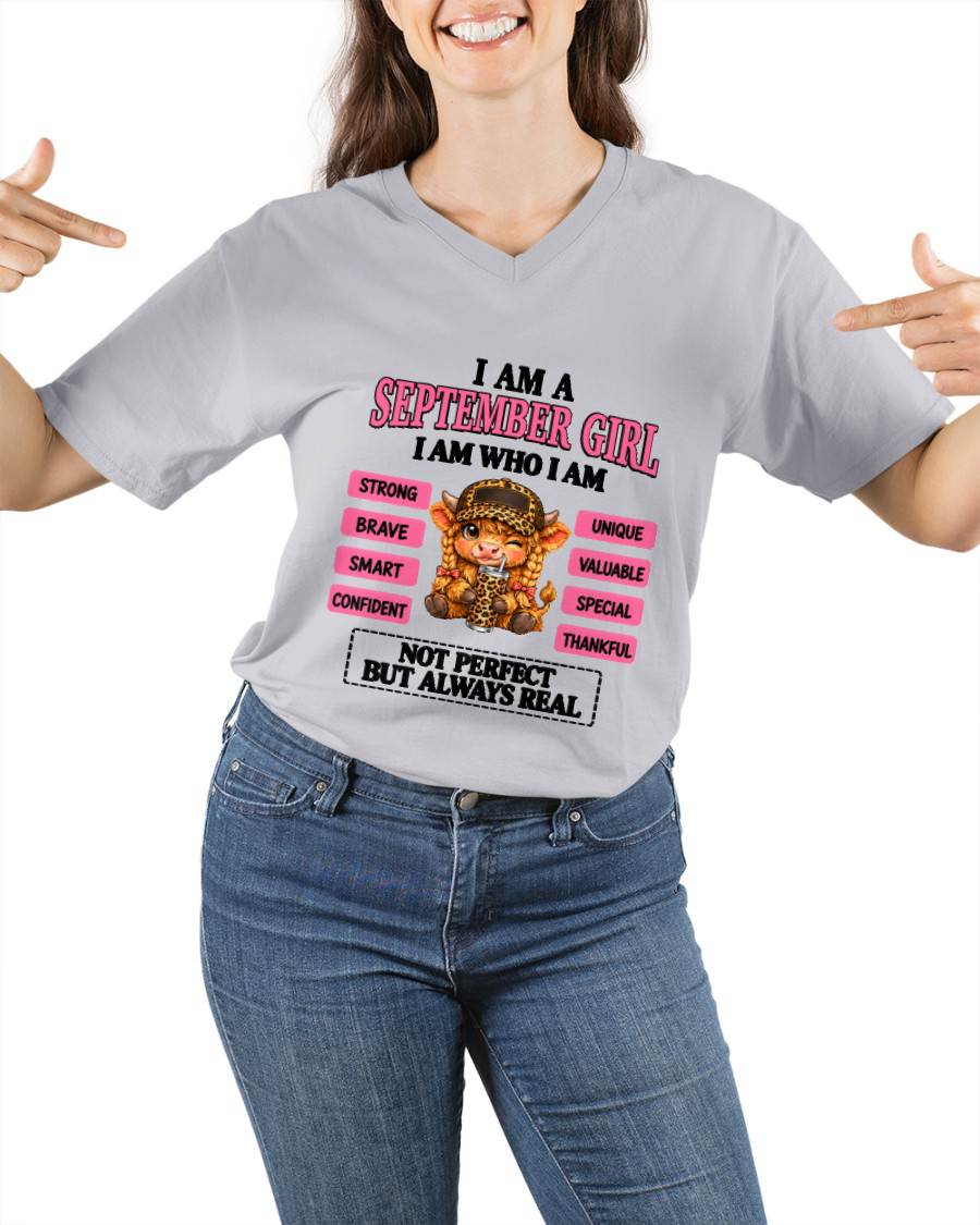 SEPTEMBER GIRL – UNIQUE AND FEARLESS WOMAN TEE - FOR WOMEN - TLEE09 (SKU2610-616-09)