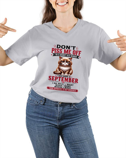 SEPTEMBER – ZERO PATIENCE FUNNY CAT - FOR WOMEN - TLEE09 (SKU2608-291-09)