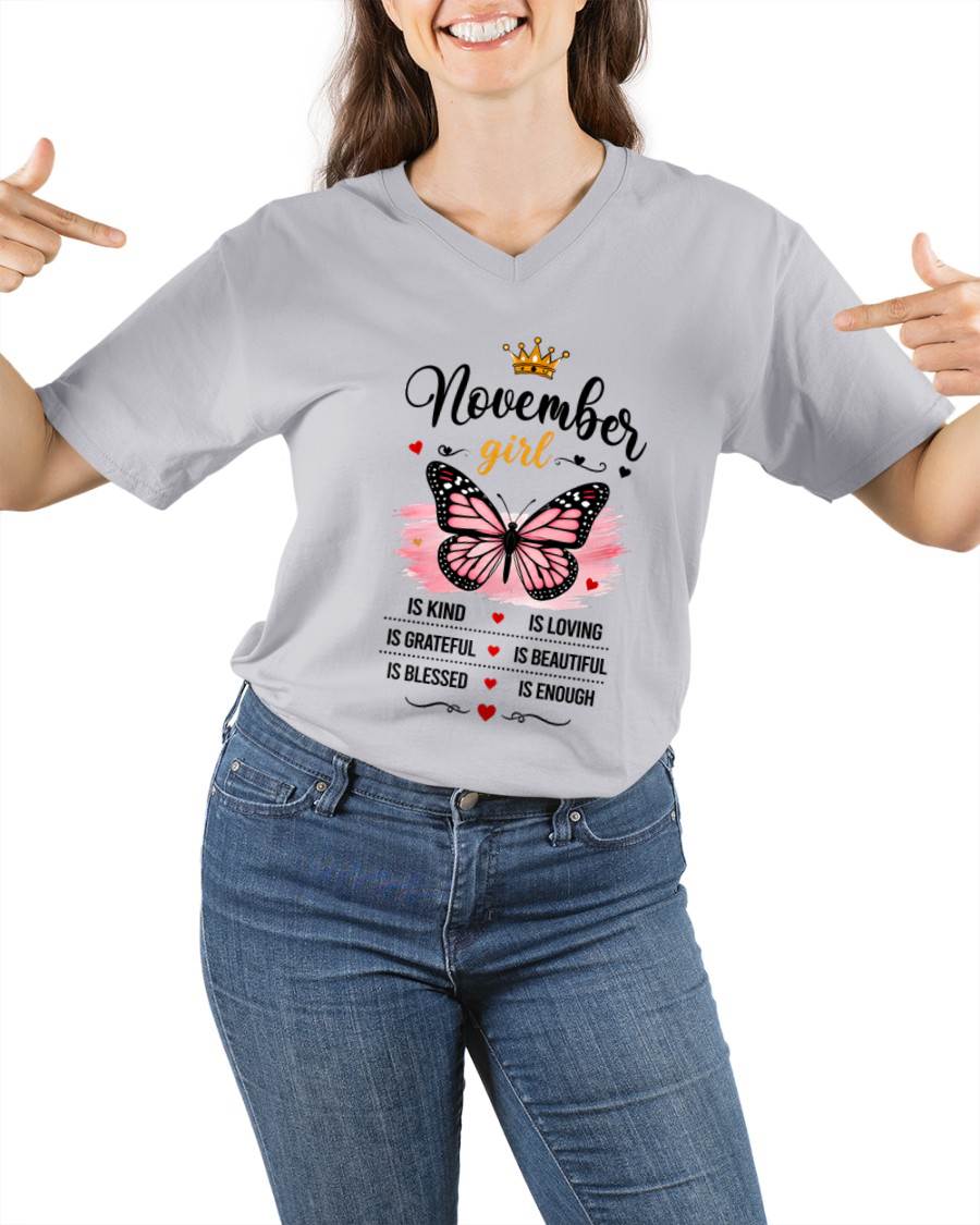 NOVEMBER GIRL BUTTERFLY SHIRT - FOR WOMEN - TLEE11 (SKU2608-593-11)