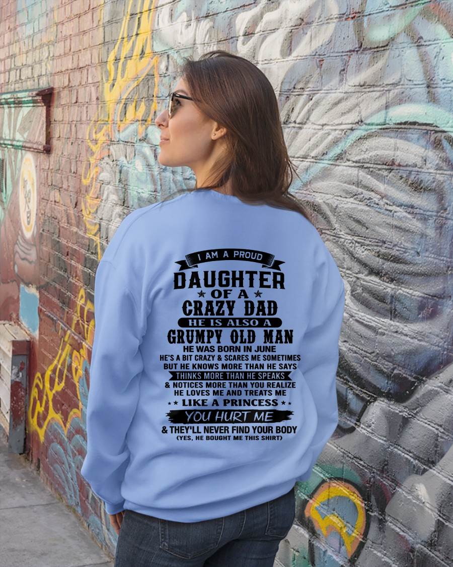 JUNE - FUNNY DAD AND DAUGHTER SHIRT - FROM DAD - TLEE06 (SKU2606-394-06)