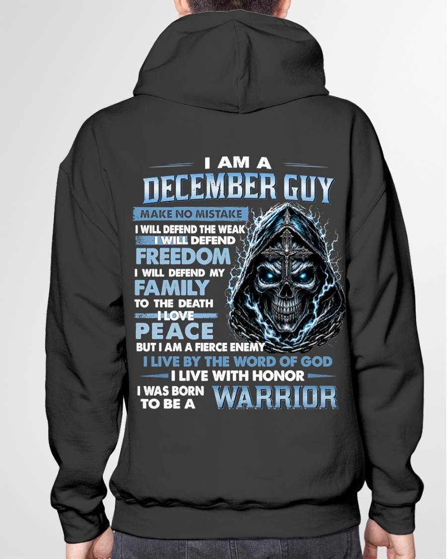 DECEMBER GUY – NEVER BACK DOWN - FOR MAN - TLEE12 (SKU2607-271-12)