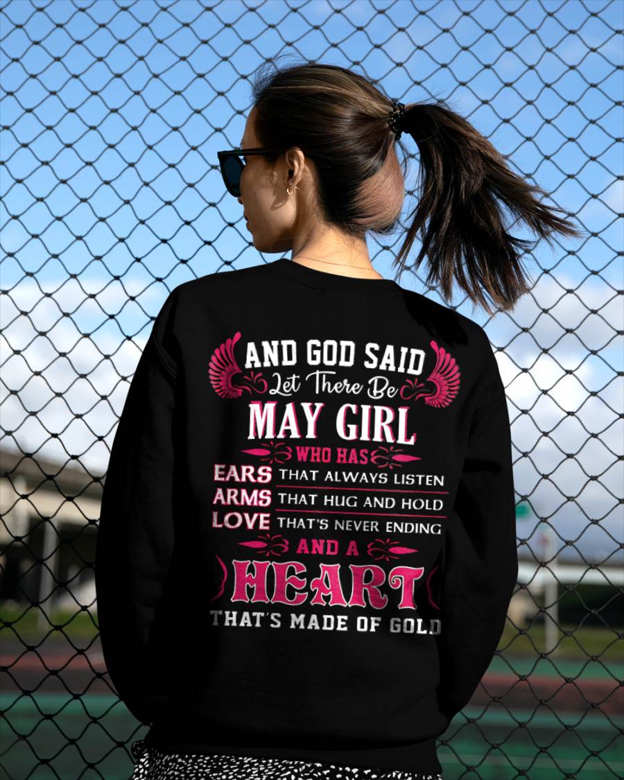 MAY GIRL – EARS THAT LISTEN ARMS THAT HUG LOVE NEVER ENDING HEART OF GOLD - FOR WOMEN - TLEE05 (SKU09-75-05)