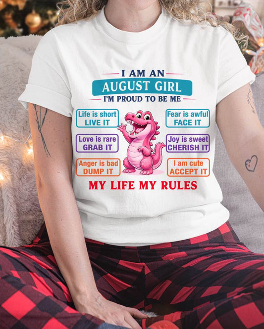 AUGUST GIRL – MY LIFE MY RULES - FOR WOMEN - TLEE08 (SKU2604-245-08)