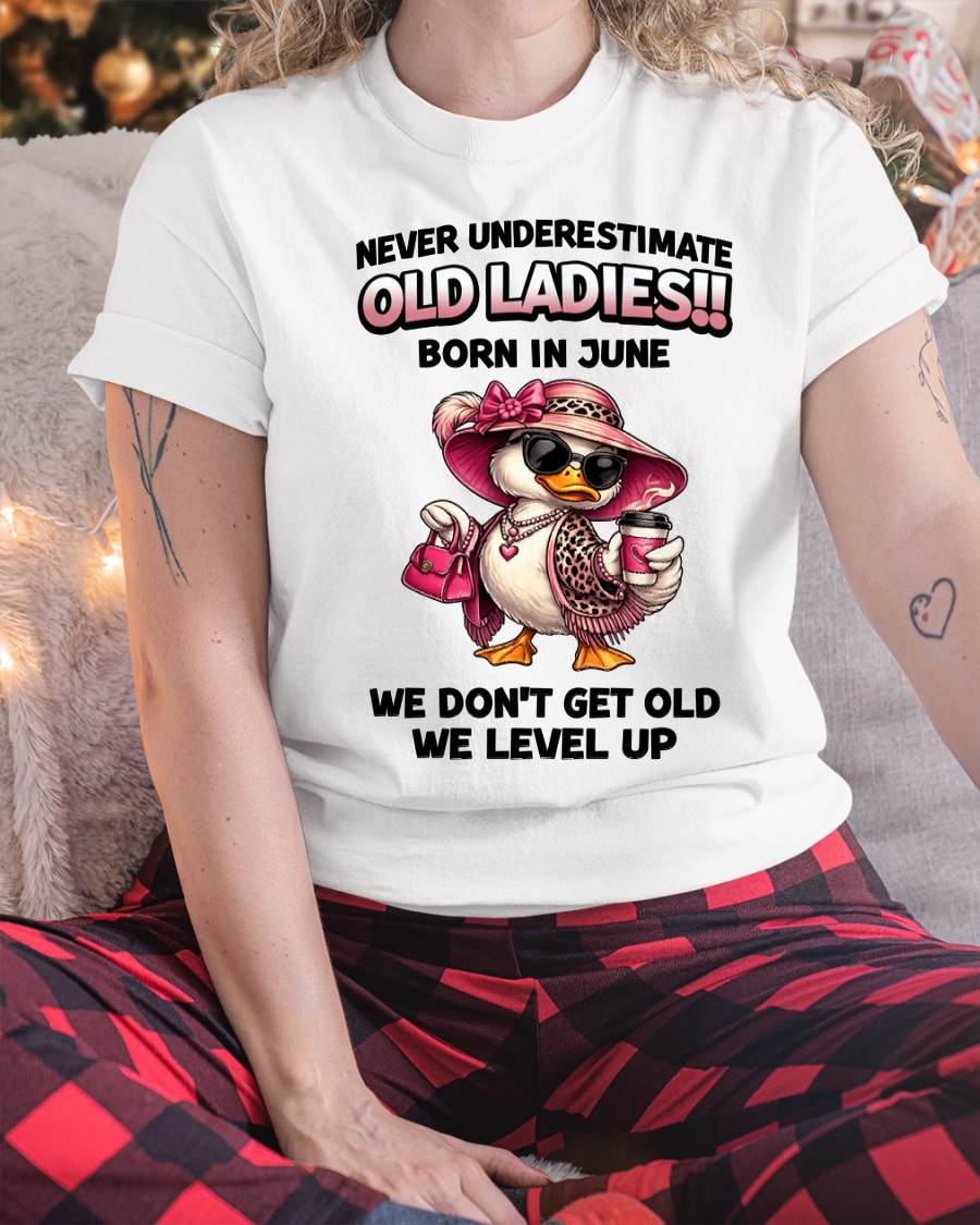 JUNE LADIES – WE DON’T GET OLD, WE LEVEL UP - FOR WOMEN - TLEE06 (SKU2604-35-06)
