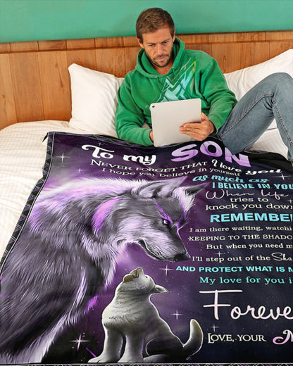 Special Gift For Your Son Blanket - From Mom (SKUB11-57) FULL
