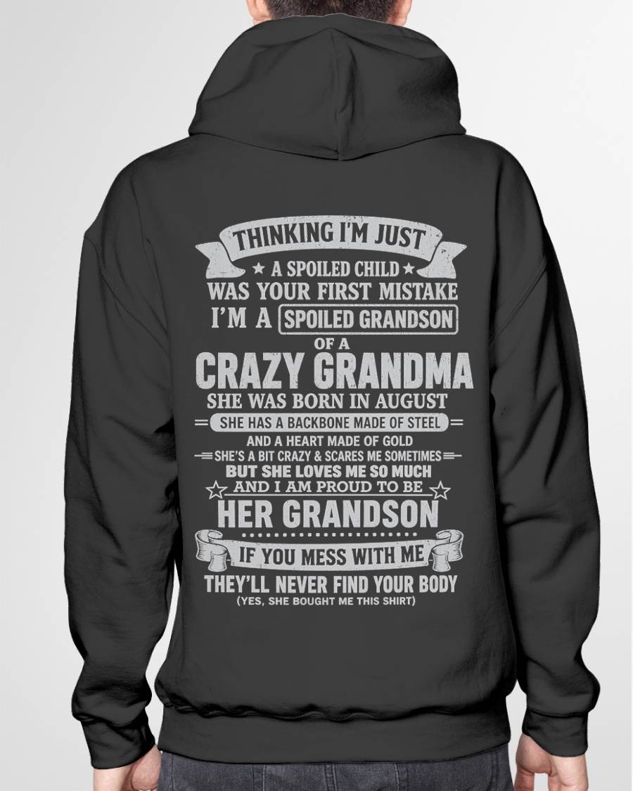 AUGUST - GRANDMA’S PROTECTION MODE: ON - FROM GRANDMA - TLEE08 (SKU2607-06-08)