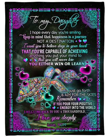 Special Gift For Your Daughter Blanket - From Mom
