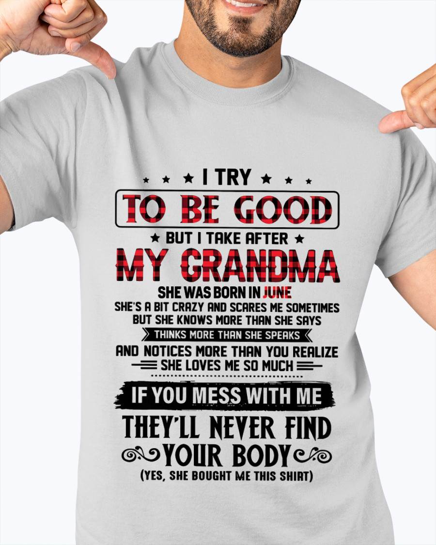 JUNE - I TRY TO BE GOOD BUT I TAKE AFTER MY GRANDMA - FROM GRANDMA - TLEE06 (SKU07-102-06)