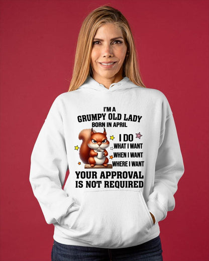 APRIL BORN WOMEN DON’T NEED APPROVAL TEE - FOR WOMEN - TLEE04 (SKU2605-211-04)
