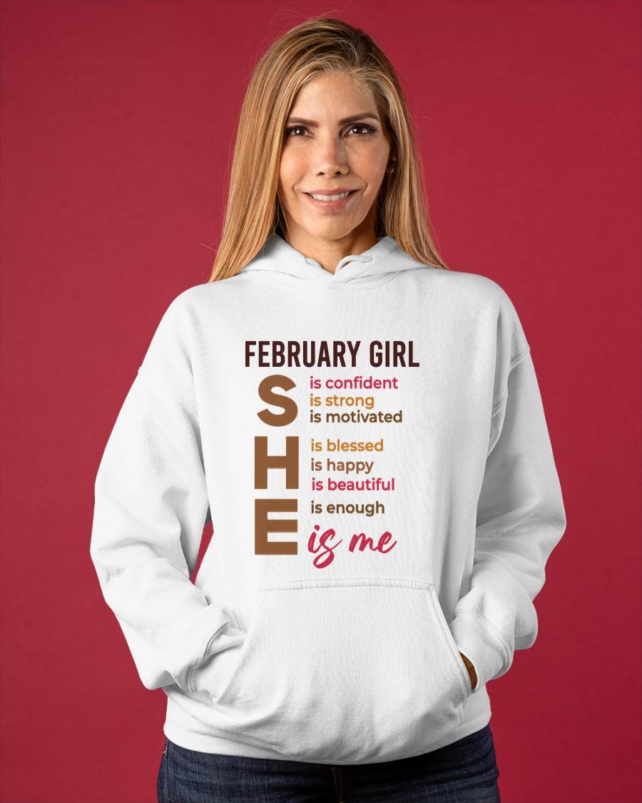 FEBRUARY GIRL - SHE IS ME - FOR WOMEN - TLEE02 (SKU2607-164-02)