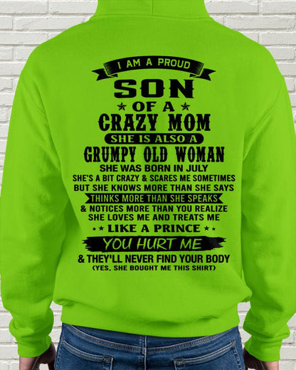 JULY - MY MOM IS CRAZY BUT SHE LOVES ME - FROM MOM - TLEE07 (SKU2606-354-07)