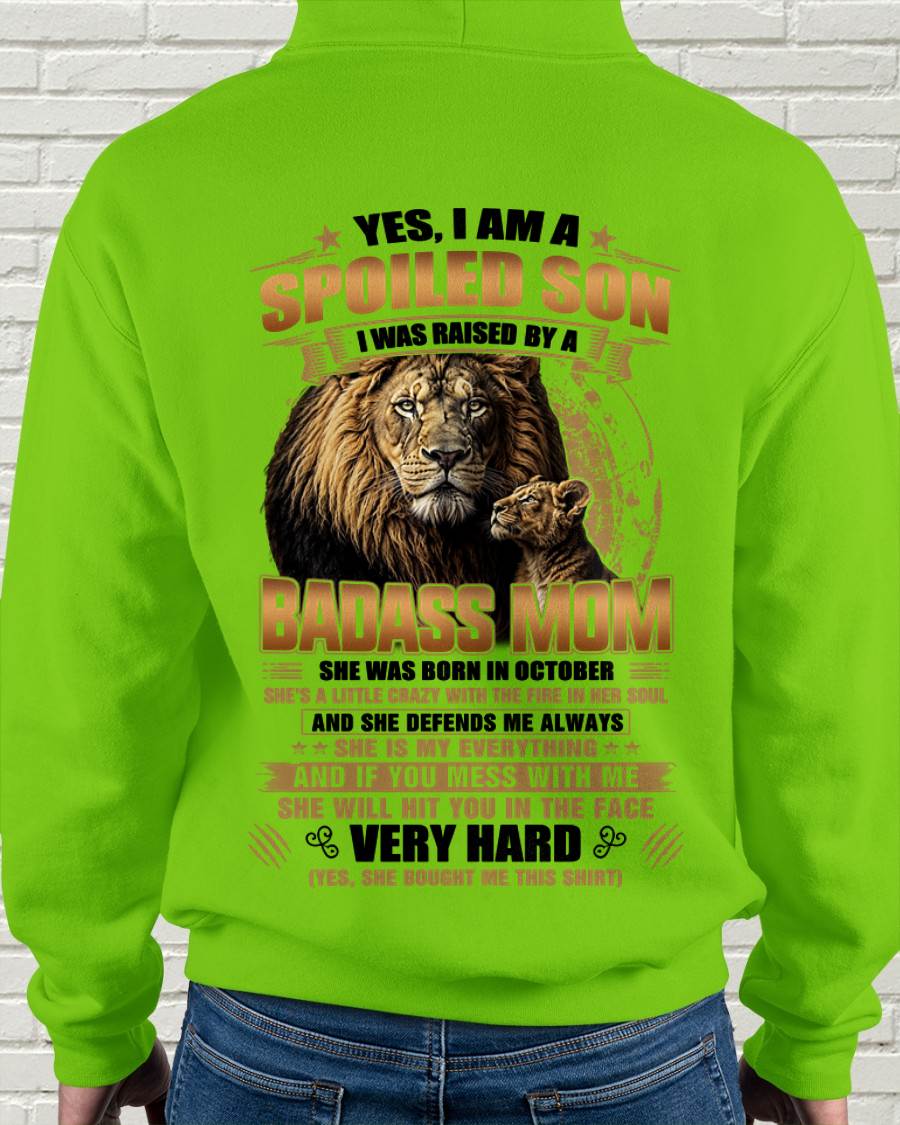 OCTOBER MOM GIFT FOR SON SHIRT - FROM MOM - TLEE10 (SKU2605-404-10)