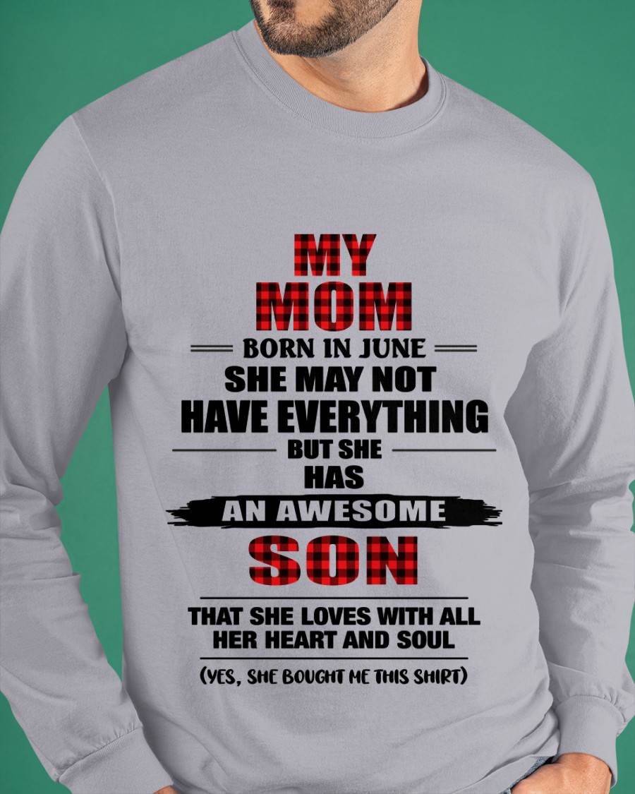 JUNE - A MOTHER'S LOVE, A SON'S PRIDE - FROM MOM - TLEE06 (SKU2606-149-06)