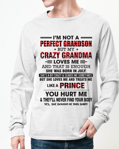 JULY - PROUD GRANDSON OF A CRAZY GRANDMA - FROM GRANDMA - TLEE07 (SKU2603-71-07)