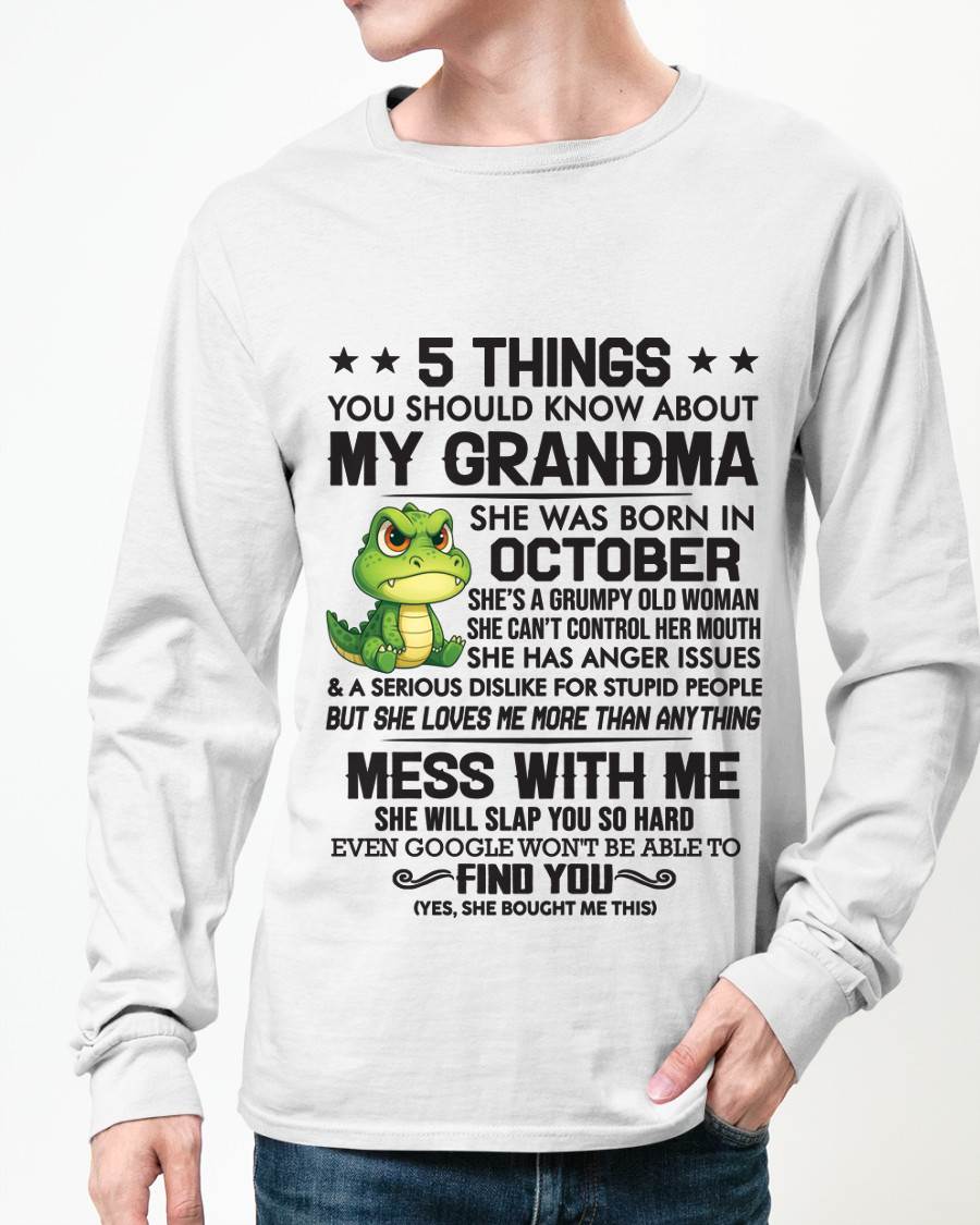 OCTOBER GRANDMAS ARE DIFFERENT - FROM GRANDMA - TLEE10 (SKU10-06-10)