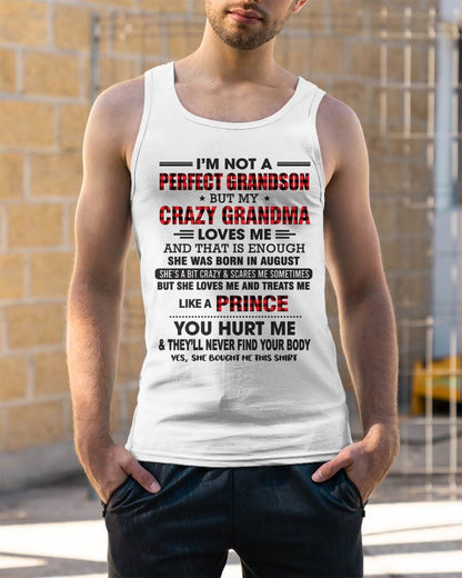 AUGUST - PROUD GRANDSON OF A CRAZY GRANDMA - FROM GRANDMA - TLEE08 (SKU2603-71-08)