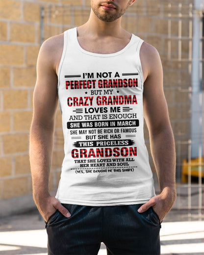 MARCH - NOT PERFECT, JUST GRANDMA’S FAVORITE GRANDSON - FROM GRANDMA - TLEE03 (SKU2606-362-03)