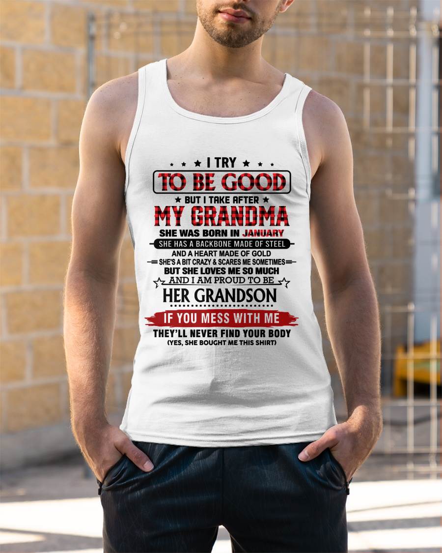 JANUARY - I TRY TO BE GOOD BUT I TAKE AFTER MY GRANDMA - FROM GRANDMA - TLEE01 (SKU26T-01289-01)