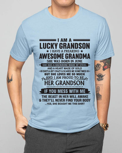 JUNE - GRANDSON OF A STRONG & LOVING GRANDMA - FROM GRANDMA - TLEE06 (SKU11-154-06)