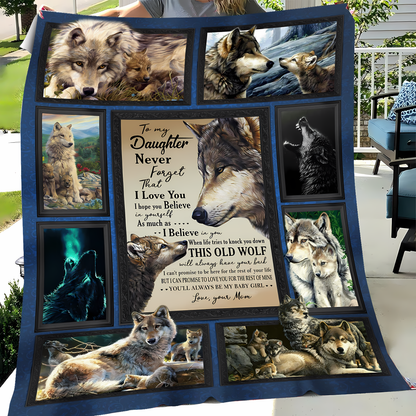 Special Gift For Your Daughter Blanket - From Mom