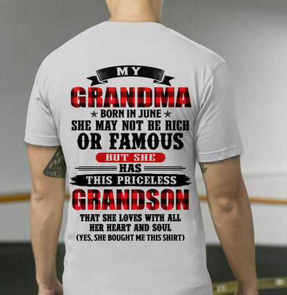 JUNE GRANDMA - HER PRICELESS GRANDSON - FROM GRANDMA - TLEE06 (SKU2606-337-06)