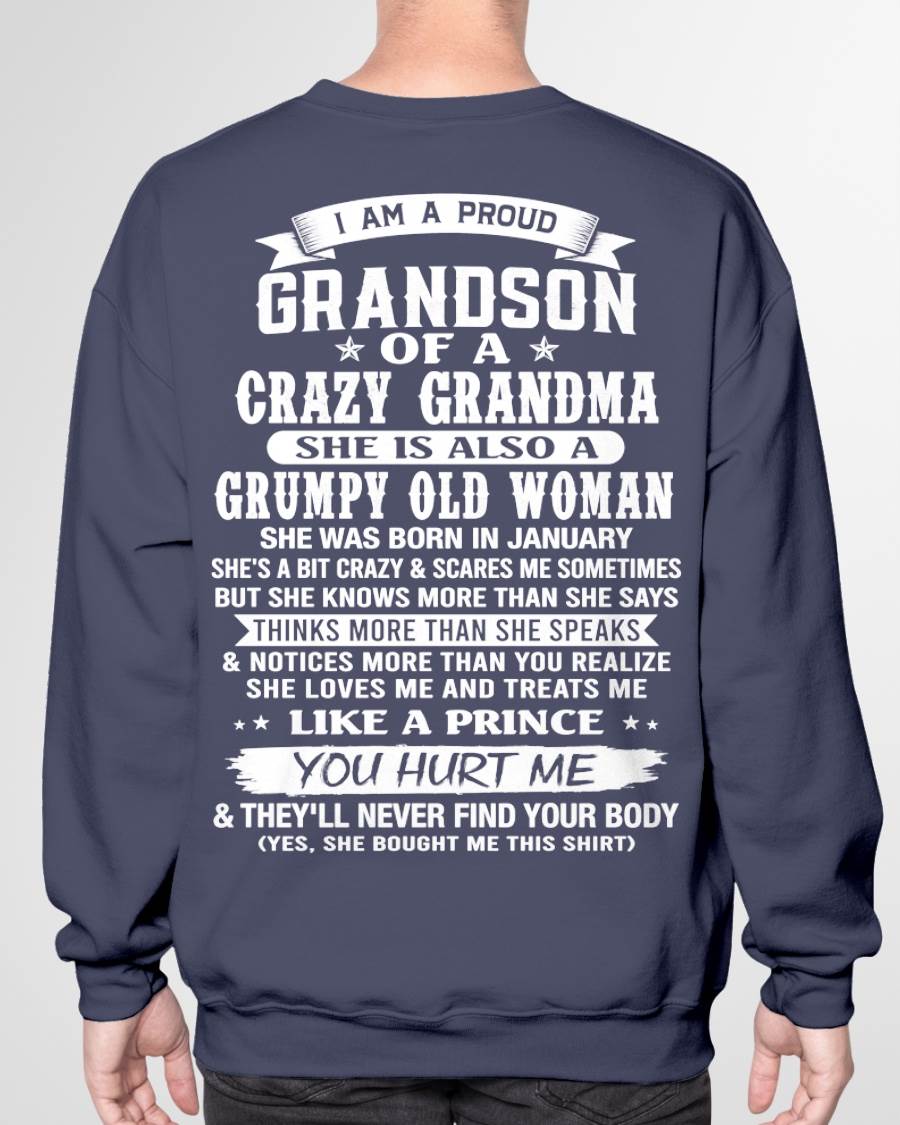 JANUARY - GRANDSON OF A CRAZY GRANDMA - FROM GRANDMA - TLEE01 (SKU2606-274-01)