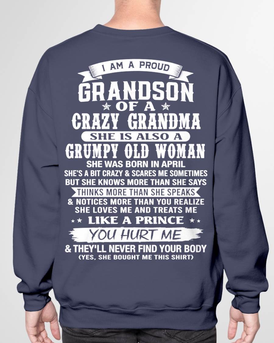 APRIL - GRANDSON OF A CRAZY GRANDMA - FROM GRANDMA - TLEE04 (SKU2606-274-04)
