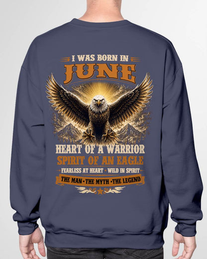 JUNE BORN WARRIOR EAGLE SHIRT DESIGN - FOR MAN - TLEE06 (SKU2605-225-06)