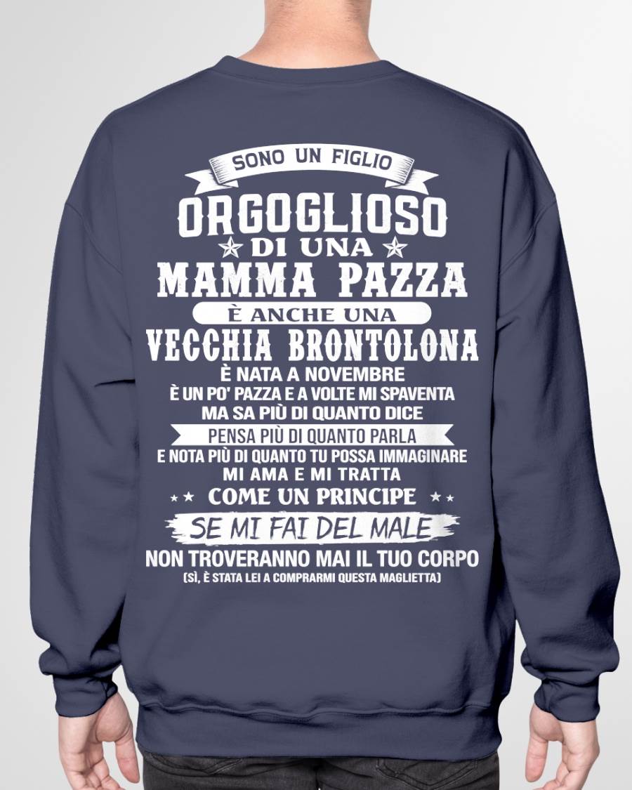 NOVEMBRE / FIGLIO DI UNA MAMMA PAZZA - REGALO DA MAMMA  - TLEE11 (SKU2606-204-11)