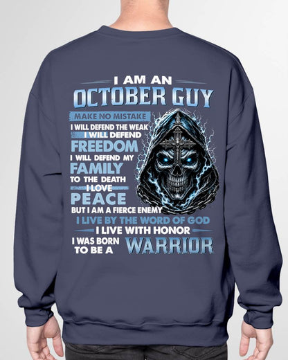 OCTOBER GUY – NEVER BACK DOWN - FOR MAN - TLEE10 (SKU2607-271-10)
