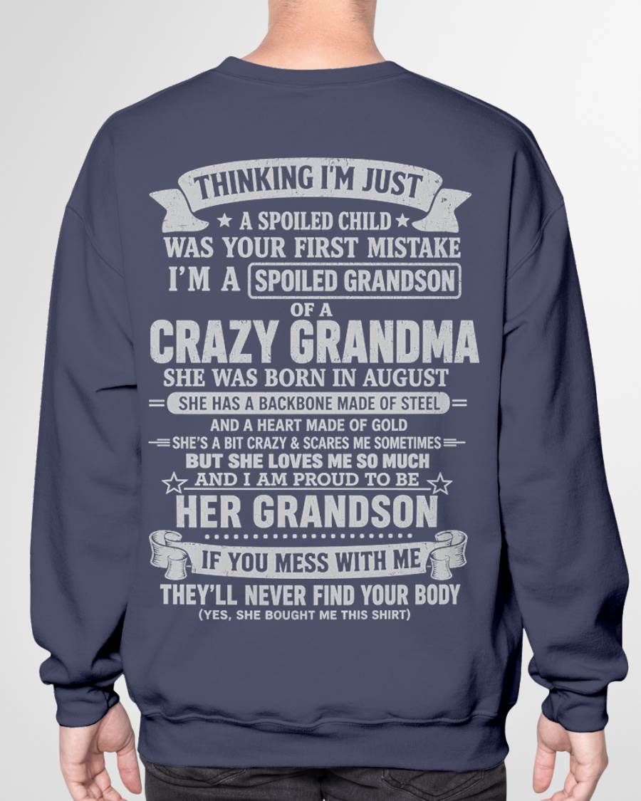 AUGUST - GRANDMA’S PROTECTION MODE: ON - FROM GRANDMA - TLEE08 (SKU2607-06-08)