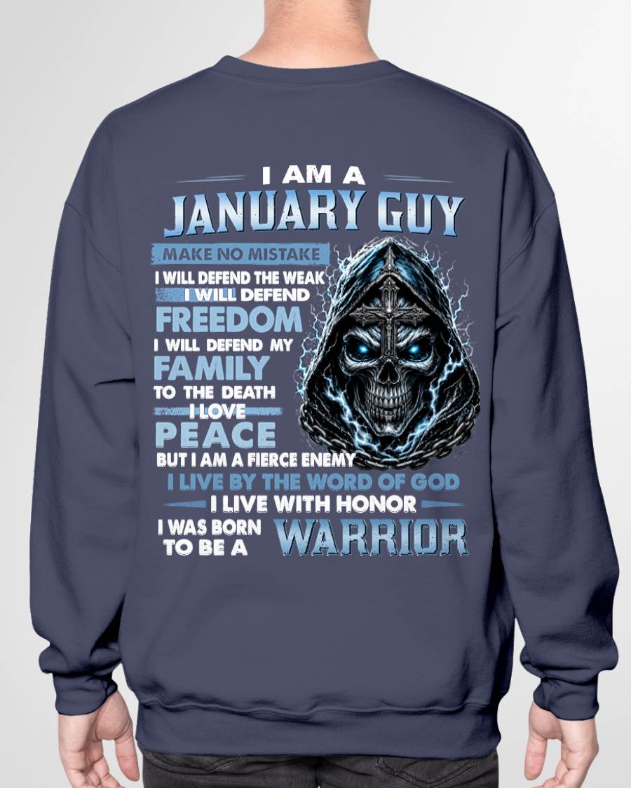 JANUARY GUY – NEVER BACK DOWN - FOR MAN - TLEE01 (SKU2607-271-01)