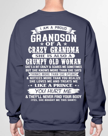GRANDSON OF A CRAZY GRANDMA - FROM GRANDMA - TLEE00 (SKU2606-274-00)