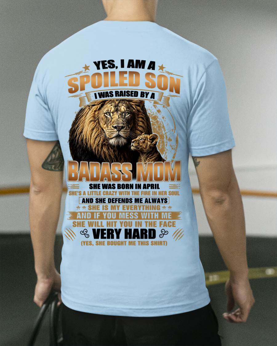APRIL MOM GIFT FOR SON SHIRT - FROM MOM - TLEE04 (SKU2605-404-04)