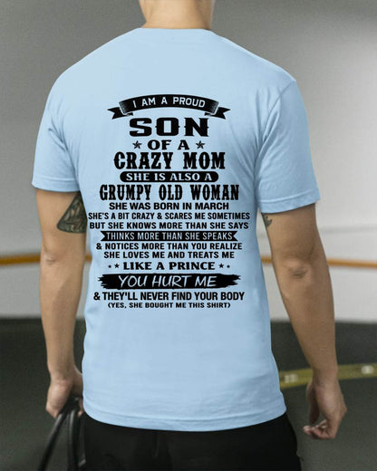 MARCH - MY MOM IS CRAZY BUT SHE LOVES ME - FROM MOM - TLEE03 (SKU2606-354-03)