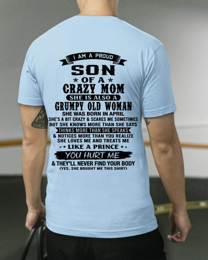 APRIL - MY MOM IS CRAZY BUT SHE LOVES ME - FROM MOM - TLEE04 (SKU2606-354-04)