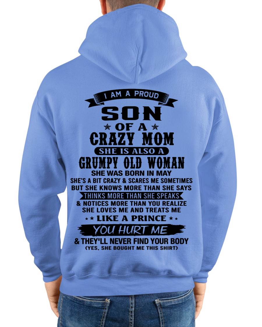 MAY - MY MOM IS CRAZY BUT SHE LOVES ME - FROM MOM - TLEE05 (SKU2606-354-05)