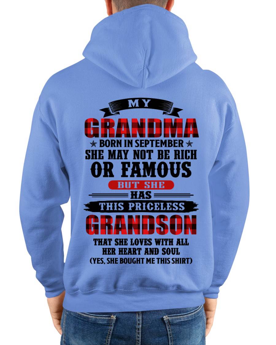 SEPTEMBER GRANDMA - HER PRICELESS GRANDSON - FROM GRANDMA - TLEE09 (SKU2606-337-09)