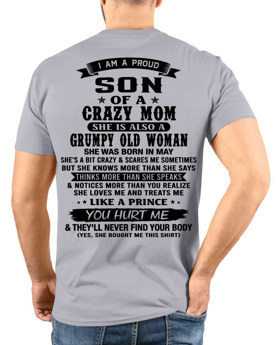 MAY - MY MOM IS CRAZY BUT SHE LOVES ME - FROM MOM - TLEE05 (SKU2606-354-05)