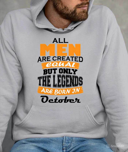 OCTOBER BORN – ONLY LEGENDS ARE CREATED - FOR MAN - TLEE10 (SKU2606-281-10)