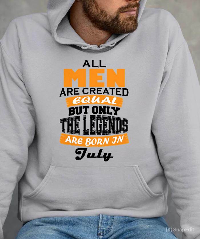 JULY BORN – ONLY LEGENDS ARE CREATED - FOR MAN - TLEE07 (SKU2606-281-07)