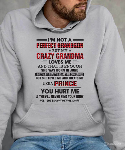 JUNE - PROUD GRANDSON OF A CRAZY GRANDMA - FROM GRANDMA - TLEE06 (SKU2603-71-06)