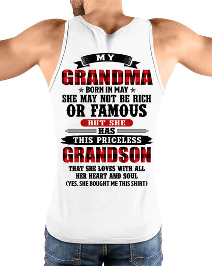 MAY GRANDMA - HER PRICELESS GRANDSON - FROM GRANDMA - TLEE05 (SKU2606-337-05)