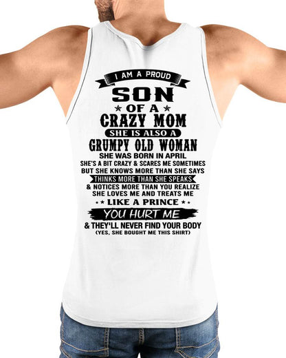 APRIL - MY MOM IS CRAZY BUT SHE LOVES ME - FROM MOM - TLEE04 (SKU2606-354-04)
