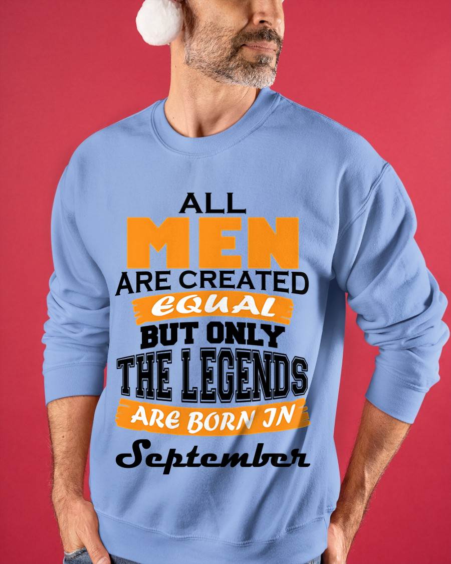 SEPTEMBER BORN – ONLY LEGENDS ARE CREATED - FOR MAN - TLEE09 (SKU2606-281-09)