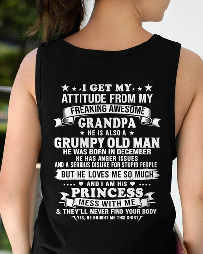 DECEMBER - MY GRUMPY OLD GRANDPA LOVES ME FUNNY - FROM GRANDPA - TLEE12 (SKU2609-10-12)